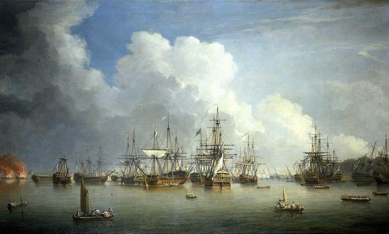 Dominic Serres The Captured Spanish Fleet at Havana, August-September 1762 Germany oil painting art